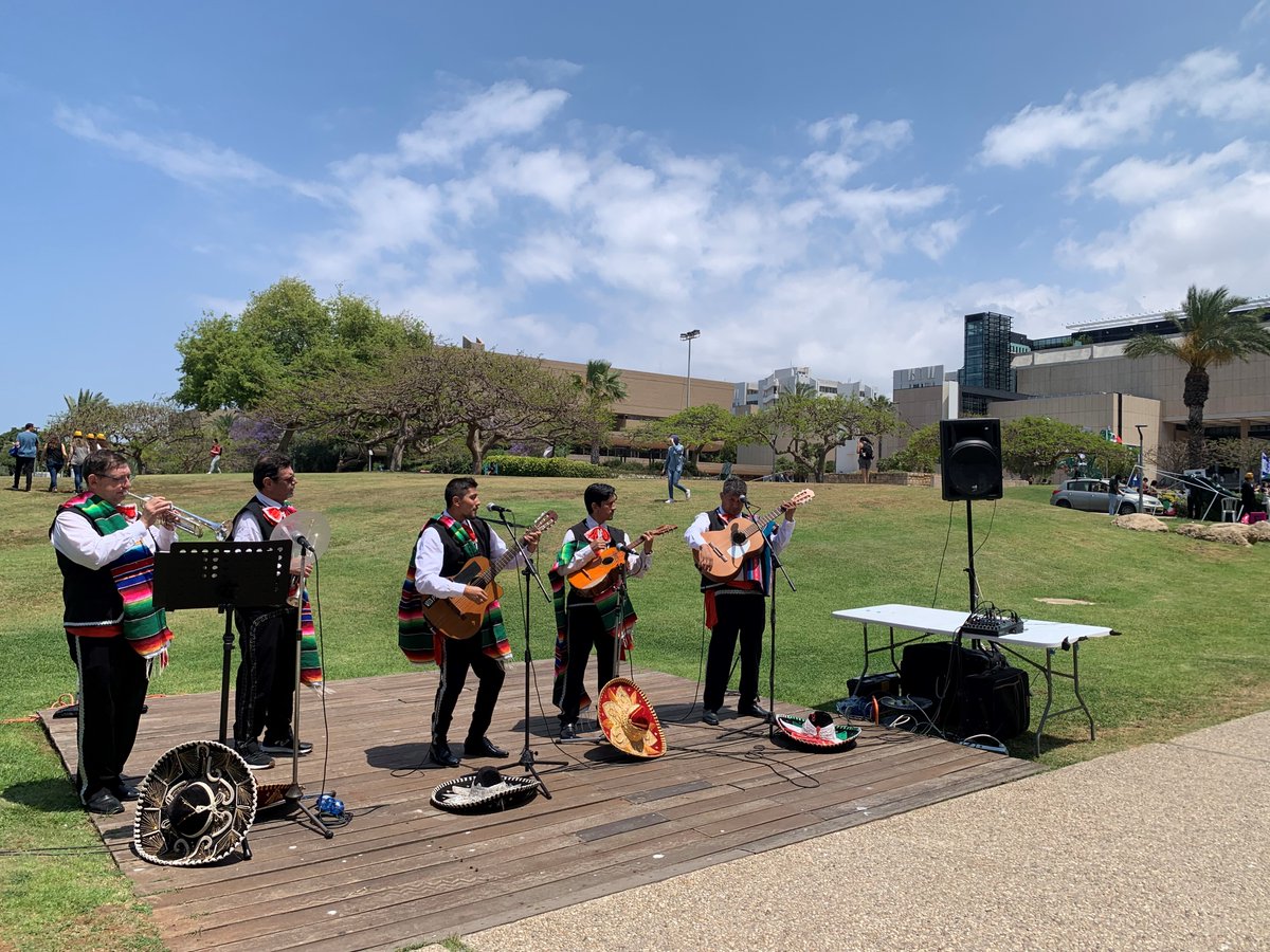 TelAvivUni's tweet photo. TAU is celebrating longstanding diplomatic &amp; academic relations between #Mexico &amp; @Israel by bringing Mexico's warm and dynamic culture to campus with food, drinks, dance and thought-provoking events. 
https://t.co/eAlc8JEVXH
 @tauintl @IsraelinMexico @MexicoTau @MiletteShamir https://t.co/ankd9G9nzb
