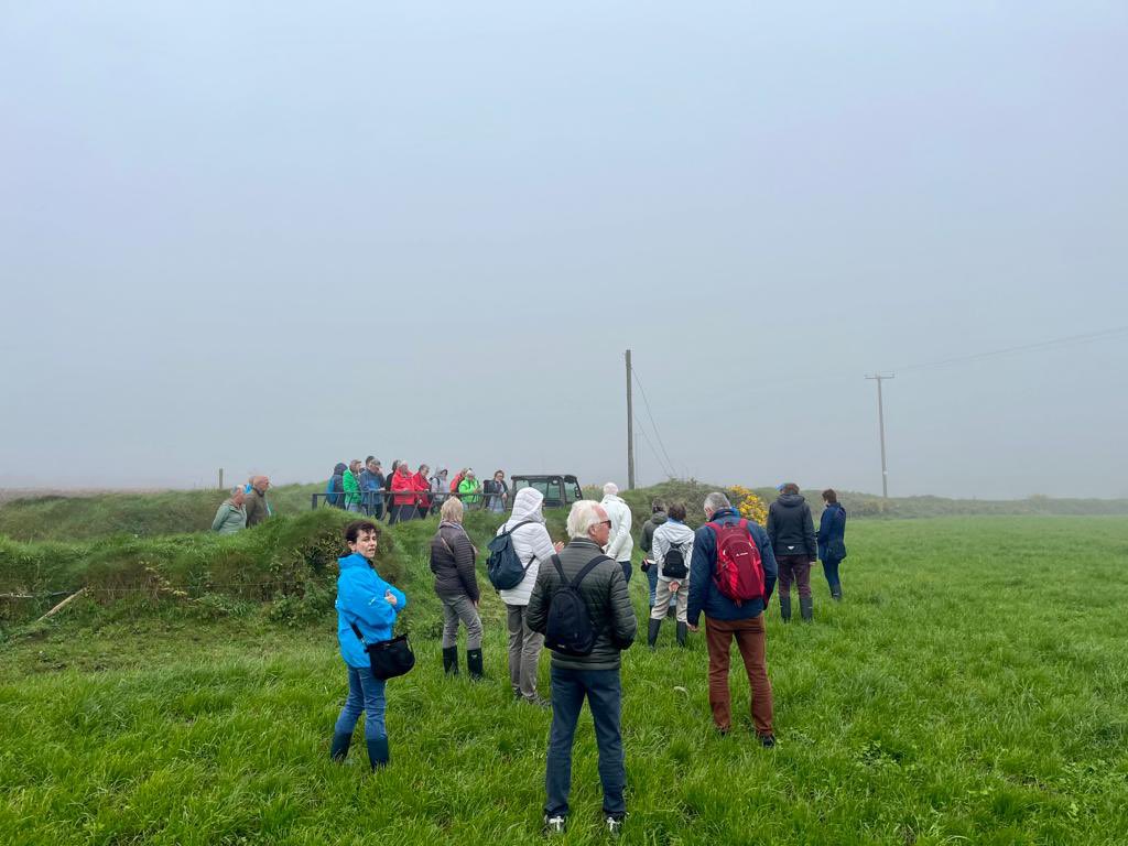 Busy morning showing our Dutch visitors around!! Thanks to <a href="/SpecialIreland/">Specialized Travel</a> and <a href="/CelticRossHotel/">Celtic Ross Hotel</a> . Even though it was foggy they enjoyed learning all about  Irish dairy and tasting  the products. #grasstomilk  #irishfarming