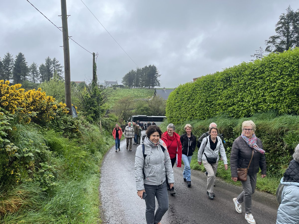 FarmToursCork's tweet photo. Busy morning showing our Dutch visitors around!! Thanks to @SpecialIreland and @CelticRossHotel . Even though it was foggy they enjoyed learning all about  Irish dairy and tasting  the products. #grasstomilk  #irishfarming https://t.co/v9DMws63Vo
