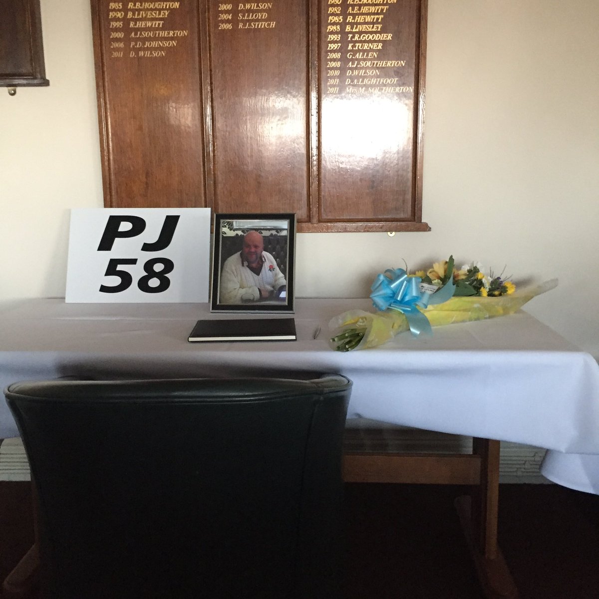 Weaverham_CC's tweet photo. On what would’ve been his 65th birthday, we will raise a glass of JD &amp; Diet Coke and remember the great Phil (PJ) Johnson on the 7th anniversary of his passing. Cricket lover, gentleman, legend! #PJ58 https://t.co/d4LJvugb29