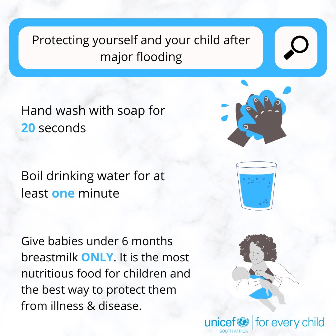 UNICEF South Africa on Twitter "Knowing what to do before, during