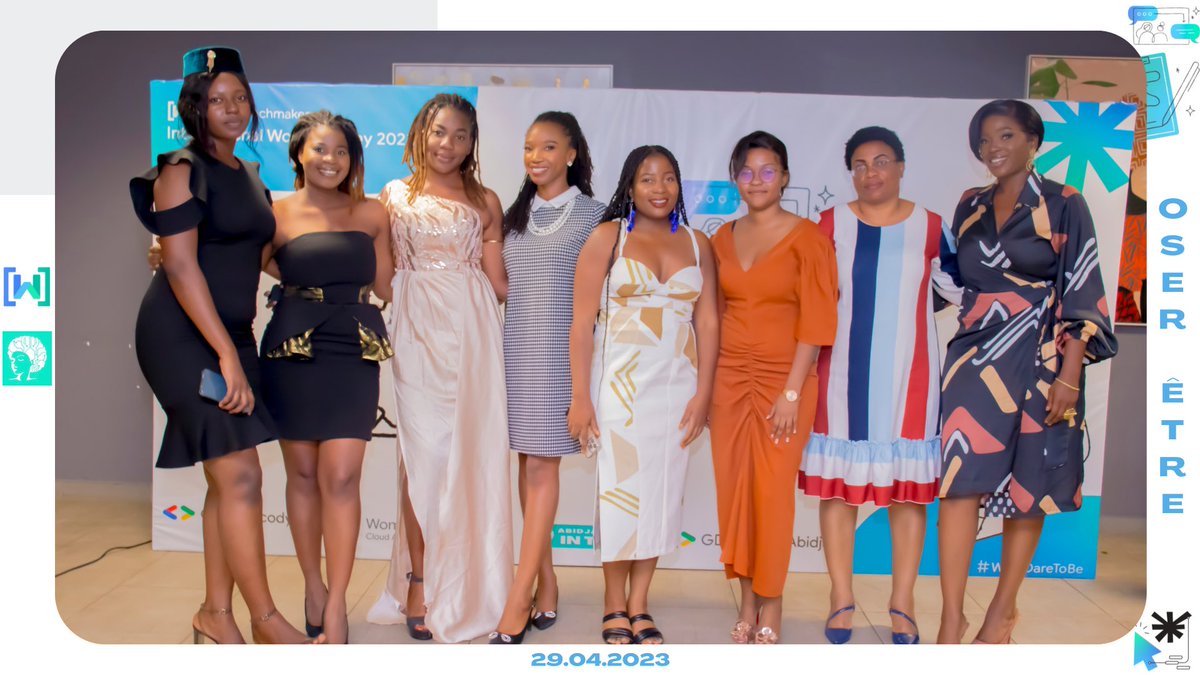 abjintech's tweet photo. [OSER ÊTRE📸] Retour en image sur l’événement du 29 avril en partenariat avec @wtmcloudabj /Cocody. 

Merci d’avoir célébré avec nous les femmes de la Tech à l'occasion de la Journée Internationale du droit des femmes 😍 

#womenintechafrica #abidjanaisesintech https://t.co/SK4ynwg62j