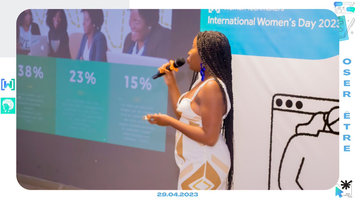 abjintech's tweet photo. [OSER ÊTRE📸] Retour en image sur l’événement du 29 avril en partenariat avec @wtmcloudabj /Cocody. 

Merci d’avoir célébré avec nous les femmes de la Tech à l'occasion de la Journée Internationale du droit des femmes 😍 

#womenintechafrica #abidjanaisesintech https://t.co/SK4ynwg62j