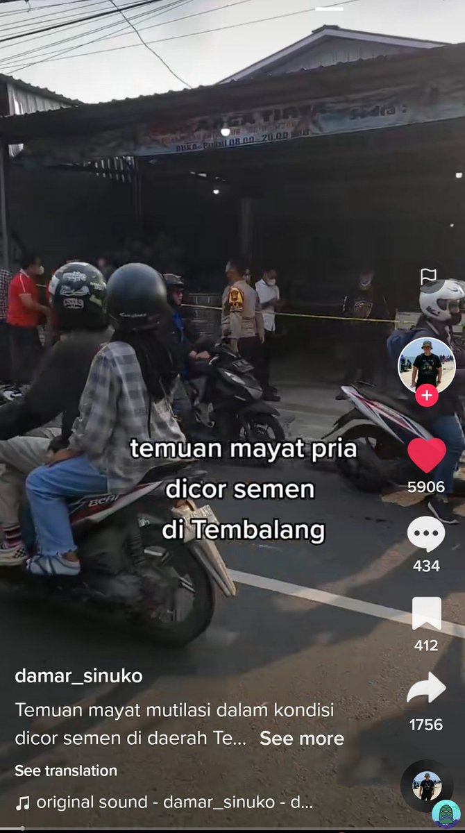 CW tiktok 💚 penemuan mayat begini awal mula tahu gimana ya? Berita baru gengs
