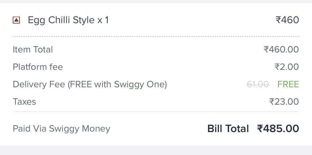 techieshravan's tweet photo. @SwiggyCares when we already paid for     @Swiggy One membership already what is this shady practice of charging platform fee on every order ? https://t.co/913m7kQxub