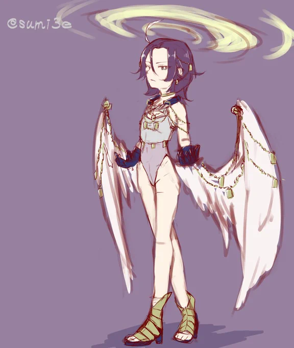 これはハイレグ天使 #創作