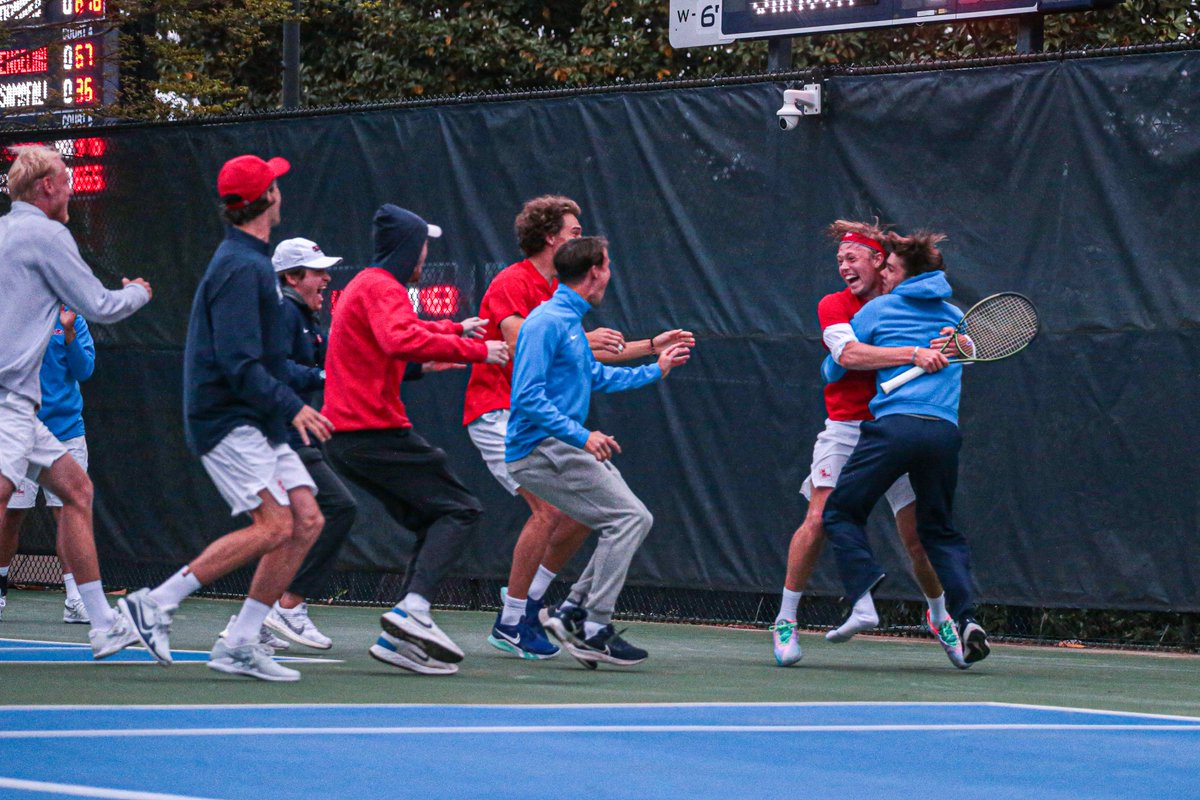 OleMissMTennis's tweet photo. This season was one to remember ❤️

Thank you to Rebel Nation for all the support! We are already looking forward to being back on the court for you next season! 

#HottyToddy https://t.co/qAj4TByTms