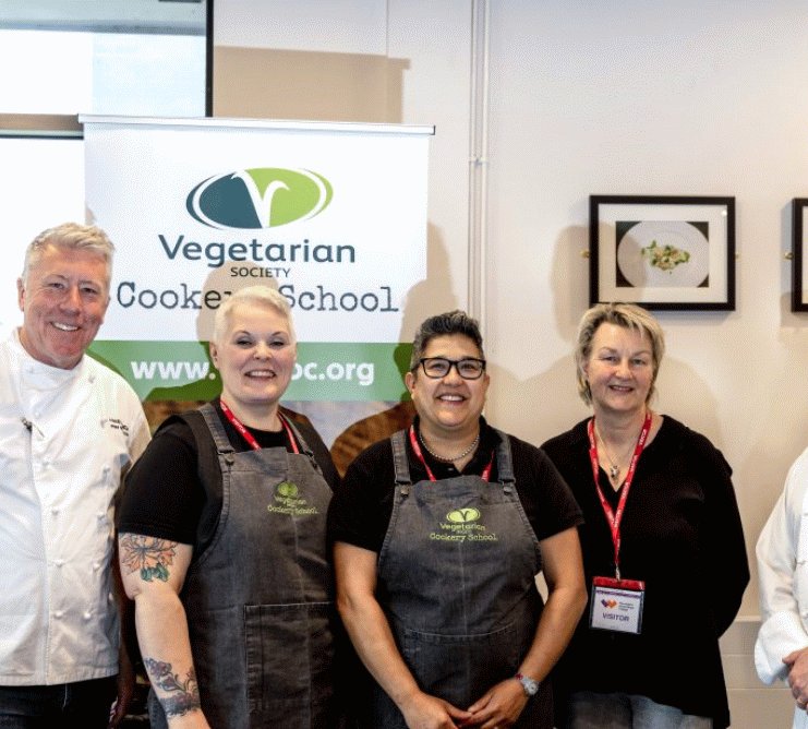 The final of <a href="/IWFSGlobal/">IWFS Global</a>  vegetarian chef competition saw students from 6 colleges -<a href="/leedscitycoll/">Leeds City College</a>, Bolton, @mbrocollege, <a href="/scarborough_TEC/">Scarborough TEC</a>,@TraffordCollege and <a href="/wvrcollege/">WVR College</a>  compete. Judges included <a href="/paul_heathcote/">Paul Heathcote MBE</a>, Sam and Mas from @vegsoc_cookery. Results soon!