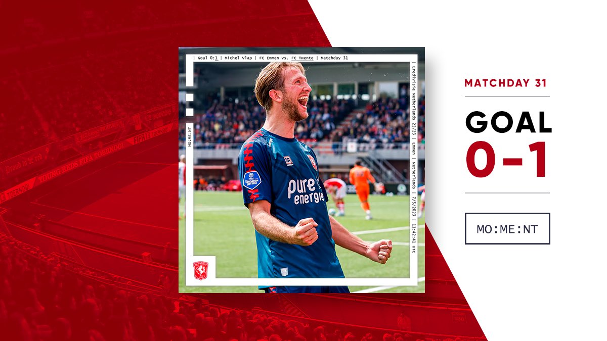 cheeer_official's tweet photo. Congratulations, @fctwente for the impressive triumph over @FC_Emmen 🏆 

Keep your eyes on the ball and collect your favorite FC Twente MO:ME:NTs before the final whistle! ⚽️ The link to our special giveaway 👉 https://t.co/4UDdJCyASc

#FCTwente #EmmTwe https://t.co/BpjsjOF3nI