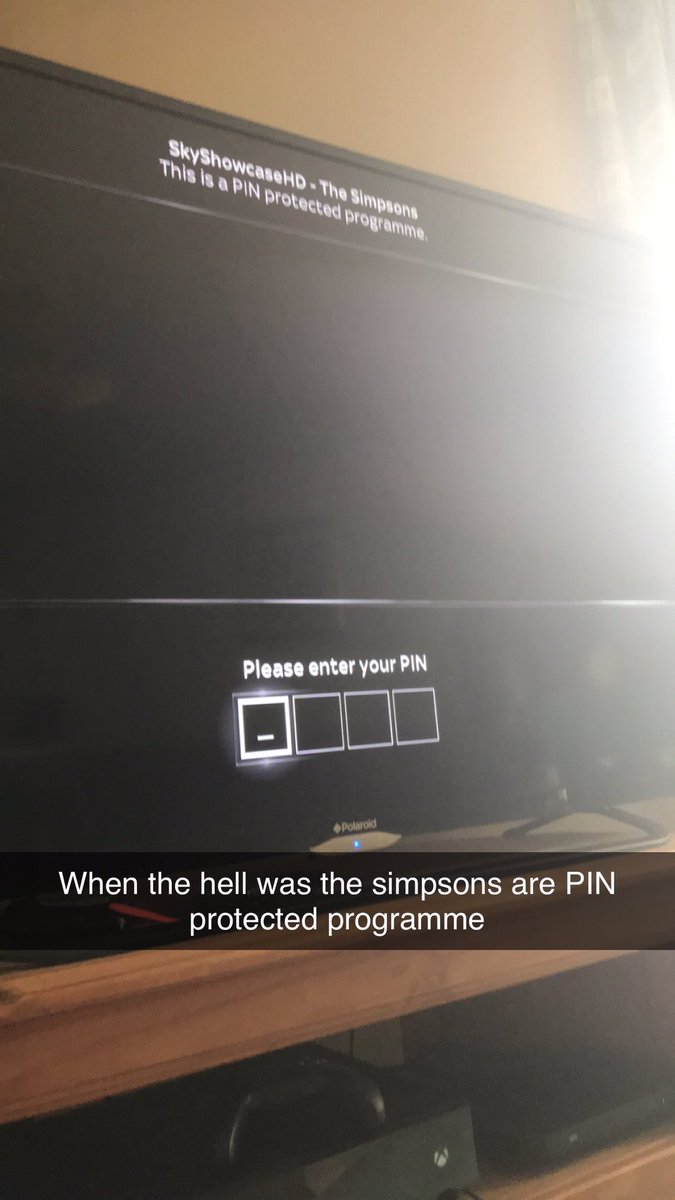 Dougie_Torrie1's tweet photo. @SkyHelpTeam why is The Simpsons a PIN protected programme?? https://t.co/RdpLdtFyZl