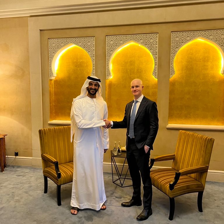 BitcoinMagazine's tweet photo. JUST IN: Coinbase is considering establishing an international hub in the UAE 🇦🇪

"The UAE has been more forward thinking than the US" - CEO https://t.co/2HwCuNj6eJ