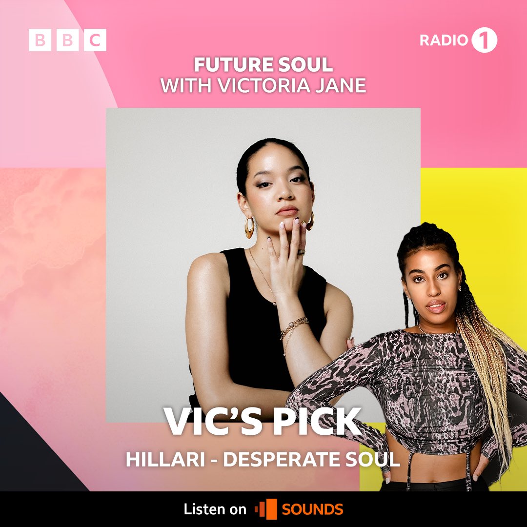 __victoriajane's tweet photo. I have a new hottest record that I’ll be playing all month long! My #VicsPick had to be 18 year old Norway based musician @HILLARIALISON with her incredible debut single ‘Desperate Soul’🔊
Swipe for the latest tracklist & listen back to the recent shows & mixes via @bbcsounds 🩷 https://t.co/ZQBbj2WwXy