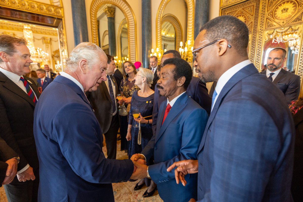 AlysonKingUK's tweet photo. Nous sommes heureux que la République démocratique du Congo ait été représentée au couronnement historique du Roi Charles III à Londres.

Le Roi a réçu le Président de l'@AssembleeN_RDC, SE M Christophe Mboso @CMbosoNkodia, au palais de Buckingham la veille de la cérémonie. https://t.co/rFoBjQqlCL
