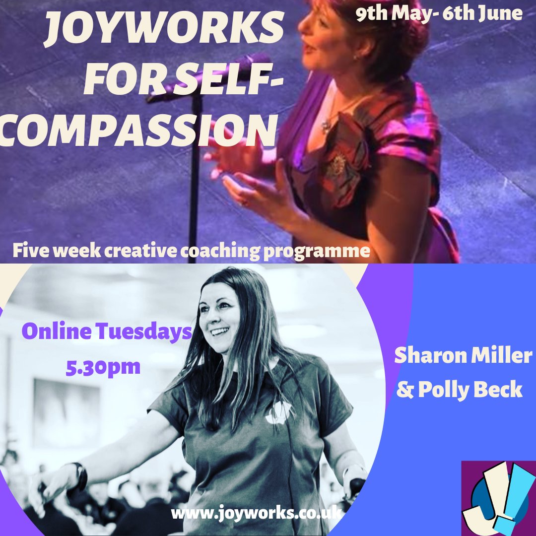 joyworkslaugh's tweet photo. The perfect time for joy and change is now -Joyworks for Self-Compassion begins 9th May https://t.co/jARMmB6tDA https://t.co/lmVUf0bc29