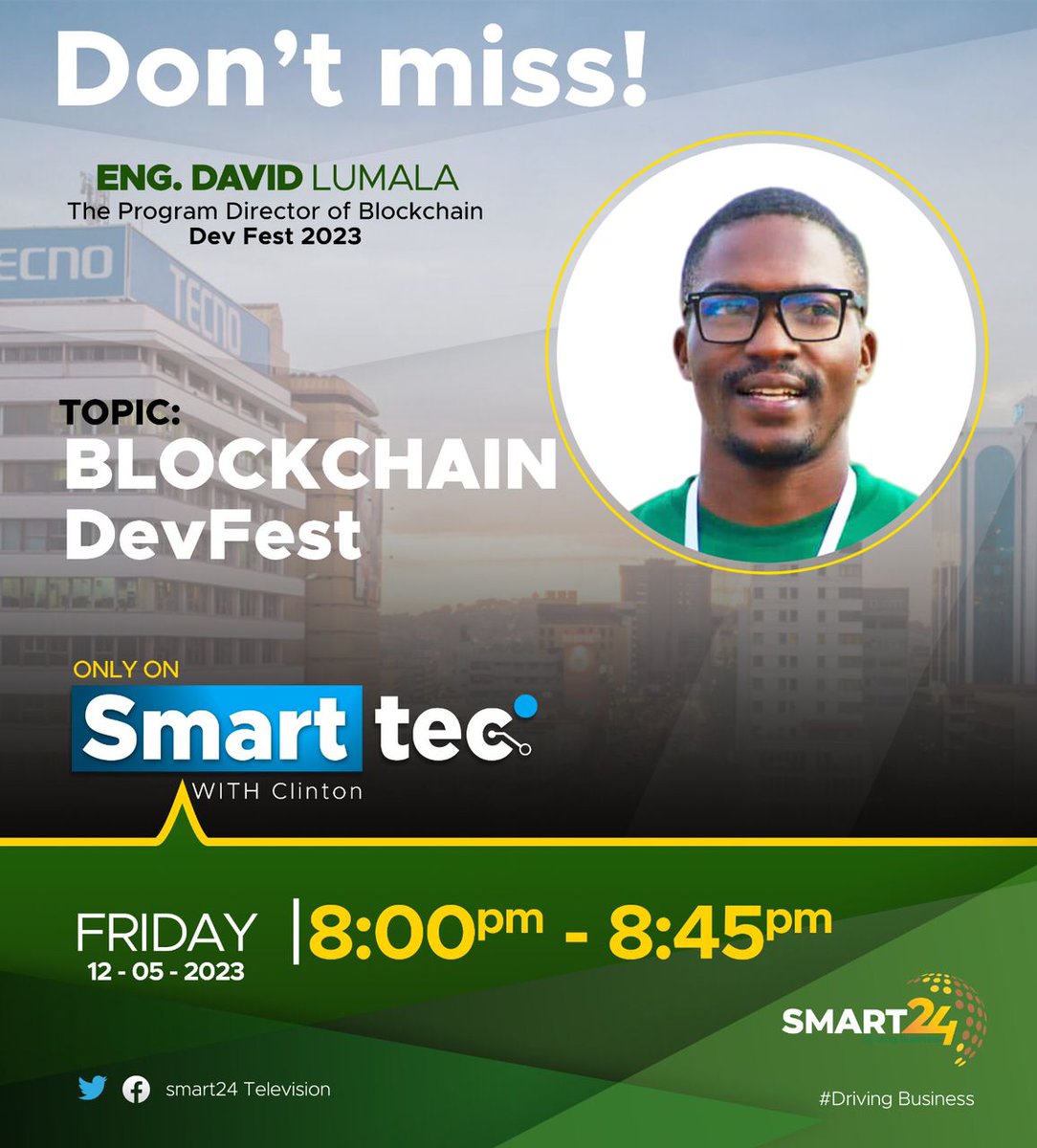 Glad to have @Realdavidlumala tackle and debunk all your expectations at the DevFest. Get fired up for friday. @Smart24TVnow , @worldcoinuganda @Brave_EA , @Brave, @BAT_Community , @CeloUganda , @MudaTech_ , @NileOneAcademy , @Binusu_official , @sats_daily @UgandaOrbit ,