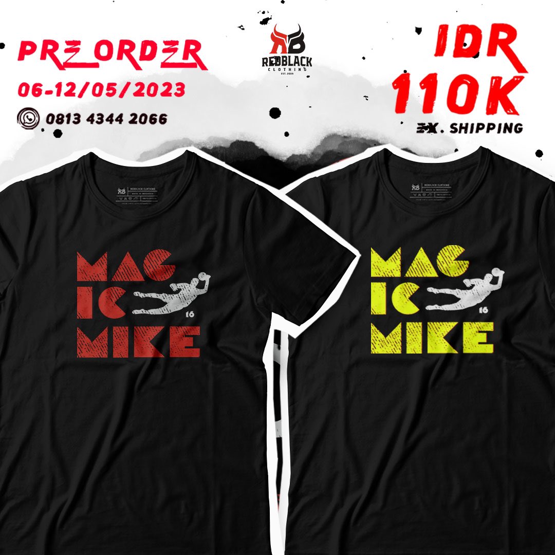 _RBClothing_'s tweet photo. - THIS IS MILAN
- MAGIC MIKE
.
Open PO & Transfer
.— 06-12/05/2023
.—IDR 110K (blm ongkir)
.— Material Combed 30s
.— Sablon Plastisol/Plascharge
.
.WA : 081343442066
.IG : rbclth
.
— RESELLER WELCOME —
.
#acmilan #sempremilan #thisismilan #rbclth #curvasudmilano #MagicMike https://t.co/xW1vSV1VIT