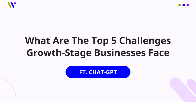 AskWizly's tweet photo. What are the key problems that #growthstage startups face?

We asked #ChatGPT to act as a CEO of a growth-stage startup and tell us their biggest #business challenges, and it resulted in some surprising answers!👀

Which of these #challenges are you facing as well? Let us know👇