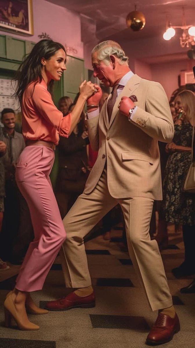 CarbieWarbie's tweet photo. 🎉 🍾 💃 These #ConANation after party photos using AI, are truly hilarious! 🤣🤣🤣❤️⚡️🐓 #Coronation #FakeJobParty #Part2of2 https://t.co/baj4WoLyJ6