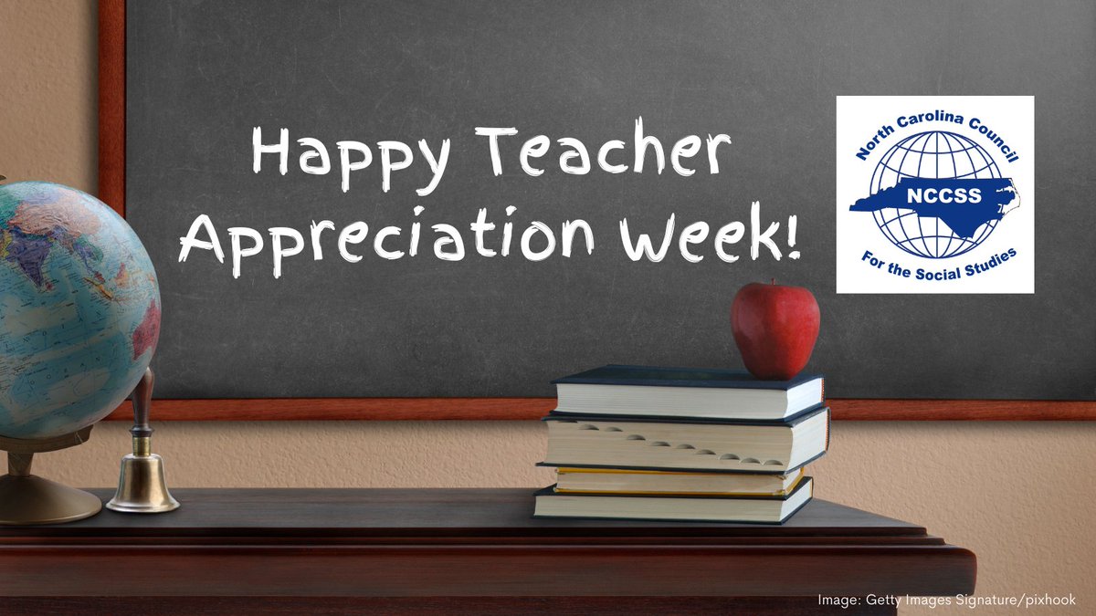 Happy Teacher Appreciation Week! Thank you for all that you do to make social studies relevant for students! #ncsocialstudiesmatters #nccss24