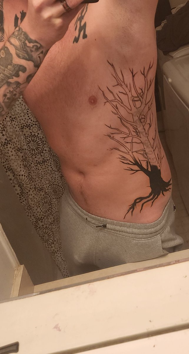 That_Guy_OF's tweet photo. Started my tattoo cover up! 
What do you think? https://t.co/t9qX22lXfq