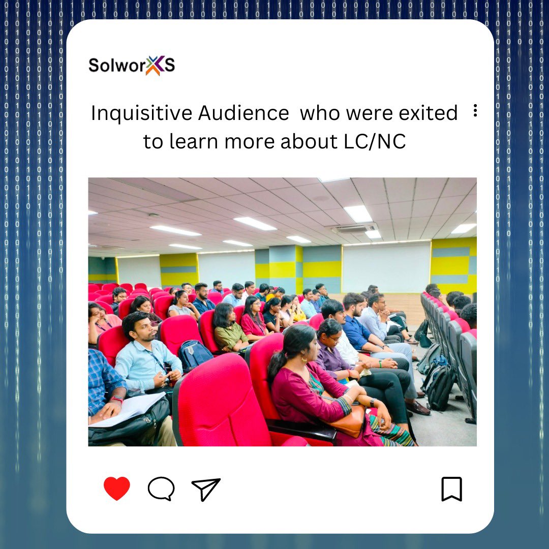 Solworxs's tweet photo. Unlocking Creative Tech Session from MBA Students at Jain University.
.
.
.
#solworxs #lowcodenocode2023 #programmer
#developer #it
#webdesign #web #tecnology #lowcode #nocode
#inovation #software #lowcodenocode
#lowcodeplatforms #tech #students #university #creative #mba https://t.co/1Q5lO10oP1