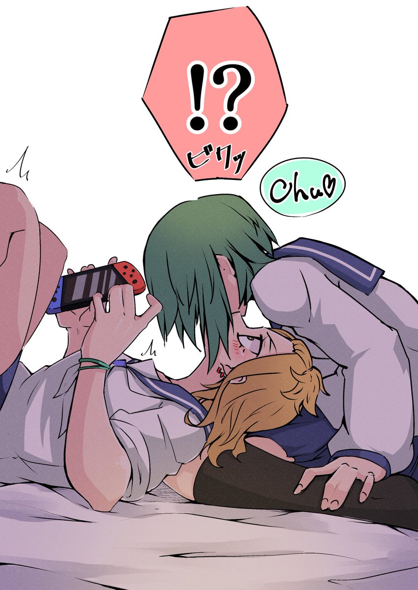 (その顔が見たくて鬼畜ゲームを勧めたんだよ)  #創作百合