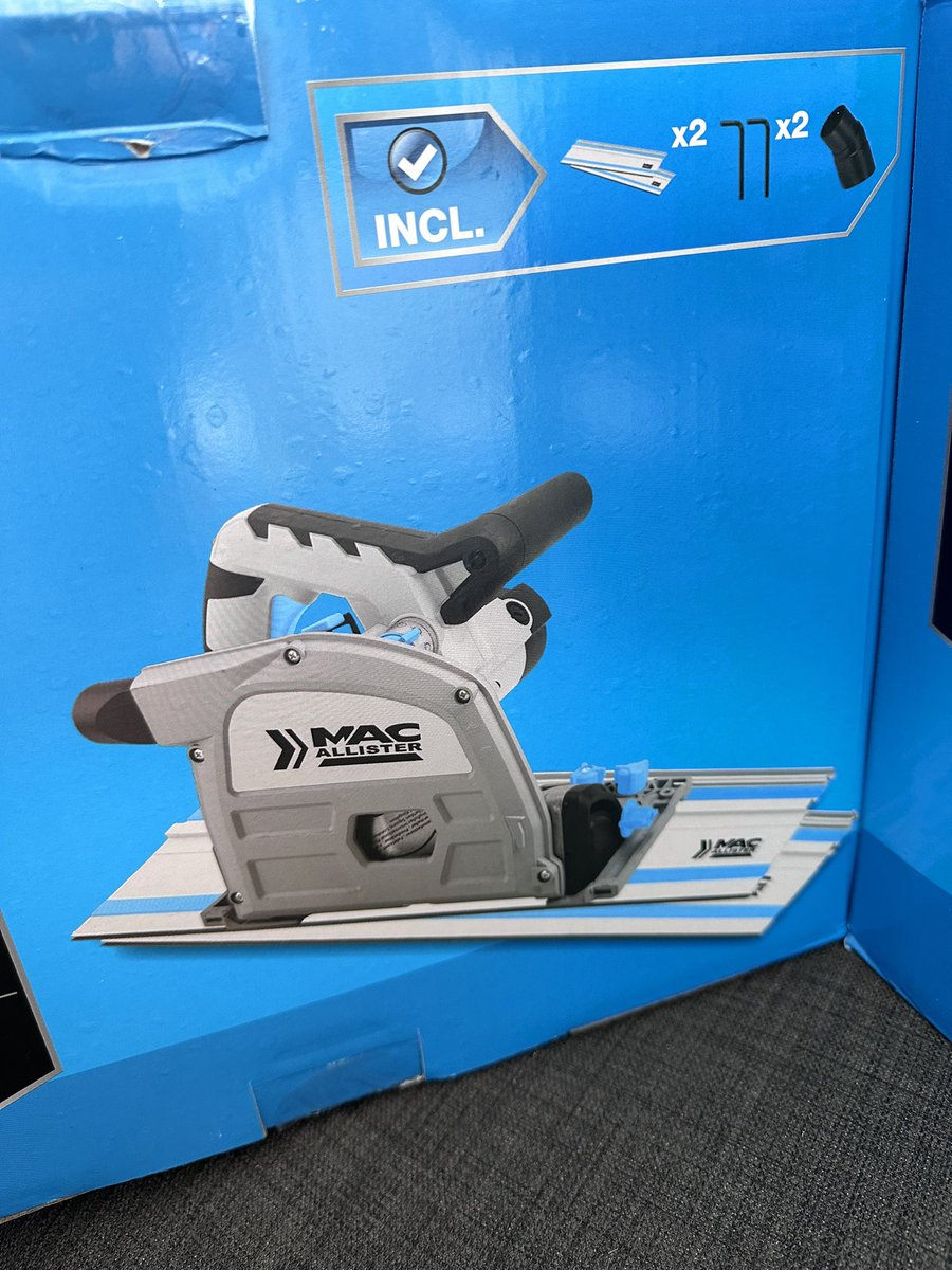 jimjam_arch's tweet photo. @BandQ I have just bought the macallister 1200 plunge saw. The box contained these two items but I can’t see any explanation of what they are for. Are they needed for safe operation of the saw? Pic attached. https://t.co/8JLqI5tVBm