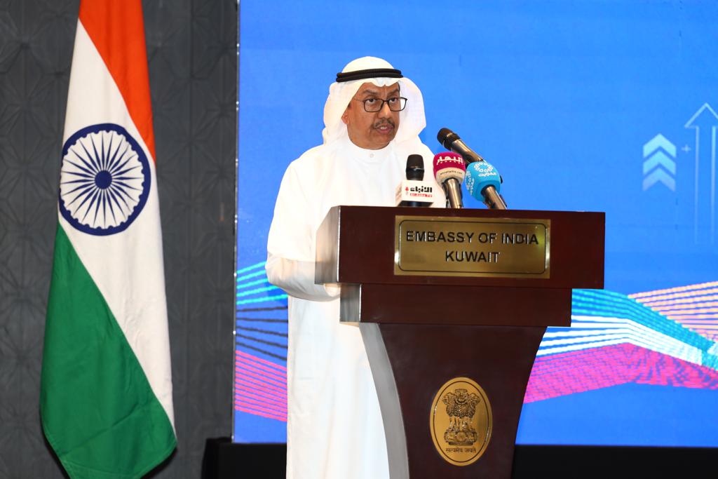 indembkwt's tweet photo. Embassy of India in Kuwait organised an #India-Kuwait Investment Conference’  today. The seminar highlighted the immense potential for investments from India to Kuwait, including showcasing success stories of Kuwaiti investments in India in hospitality and steel sectors. https://t.co/eopaqOGyzU