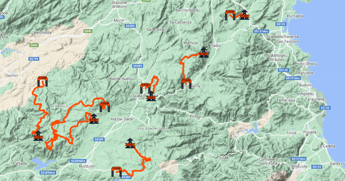 #WRC Where to stand on #rallyitaliasardegna special stages ? Easy ! Check the 2023 google earth map [made in <a href="/dim_ISAM/">Dim'It</a> ] ► bit.ly/3WOT5dq