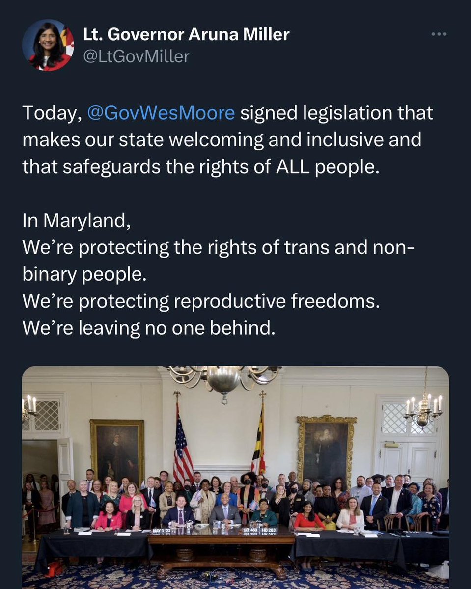 While Republican-led states are restricting access to gender-affirming care, @GovWesMoore signed The Trans Health Equity Act into law on Wednesday May 3rd, which expands Medicaid coverage for gender-affirming treatment in Maryland

#SBYPFLAG #MarylandPride