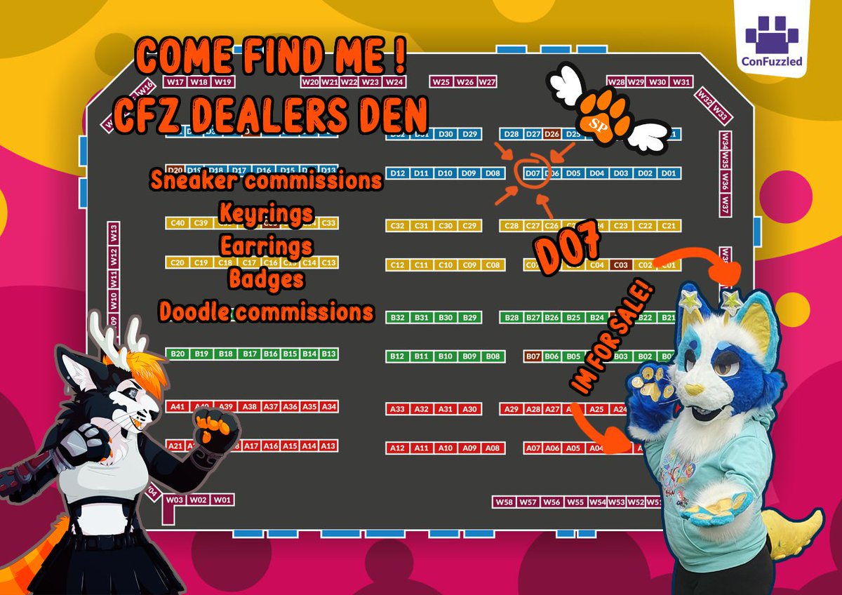 SneakyPawss's tweet photo. Come find me in the @CFzDealers at @cfconvention on the 27th until the 29th of may, there are lots of awesome goodies to be sold. https://t.co/lcQZlzxJZn