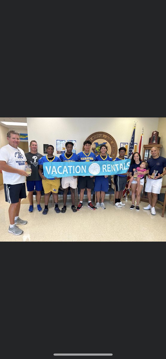 SeanMhs's tweet photo. Thank you Keyscations for sponsoring our football schedules for this upcoming year! Both Milly and Roberto are MHS alumni and former athletes showing support for their alma mater. Please stop by the front office to get your copy ! https://t.co/omk4iZRLxe