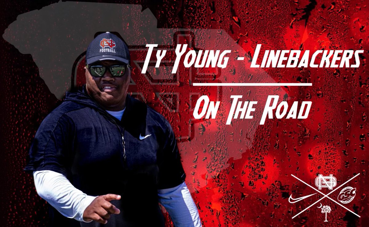 NGUFootball1's tweet photo. ‼️ Be on the lookout as more of our coaches hit the road in the Palmetto State this week‼️

#LayTheBrick | #CRU24DERS https://t.co/LG3qpf5Ue2