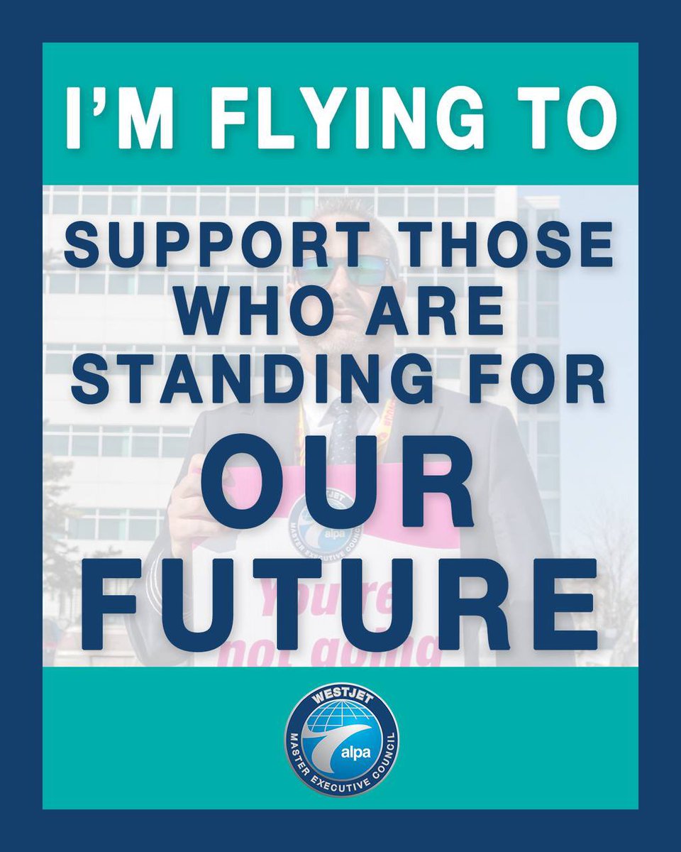 AdamC_Brown's tweet image. #WestJetPilots #ALPAPilots #ShowUsAFuture #WeAreReady #Contract2023