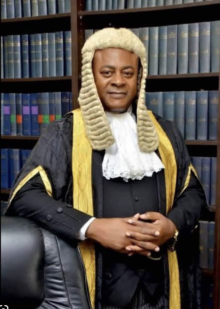 MissPearls's tweet photo. For Those Asking: H.E. Mr Peter Obi’s lead counsel, Dr. Onyechi ikpeazụ SAN is at supreme Court today were he is leading the defense counsel for Sen. Ademola Adeleke, the Gov of Osun State as the Supreme Court is expected to deliver judgement on Osun election Today

He Will Join Us Afterwards 🔥