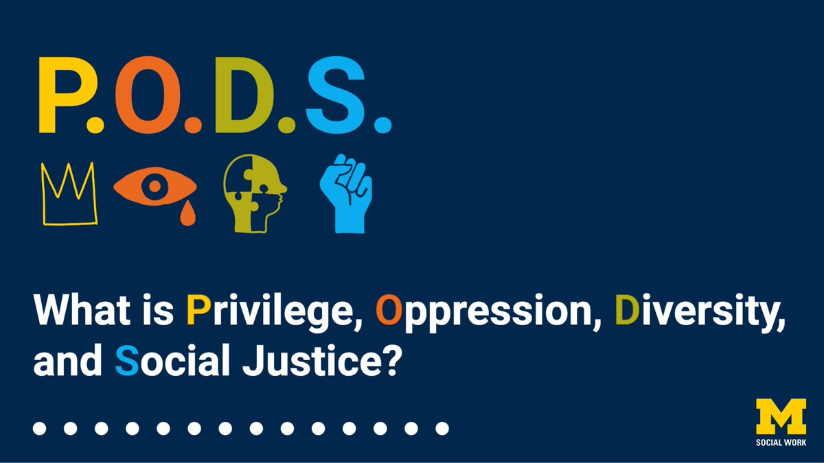 University of Michigan on Twitter "What is P.O.D.S. and how is it applied at UMSocialWork? The