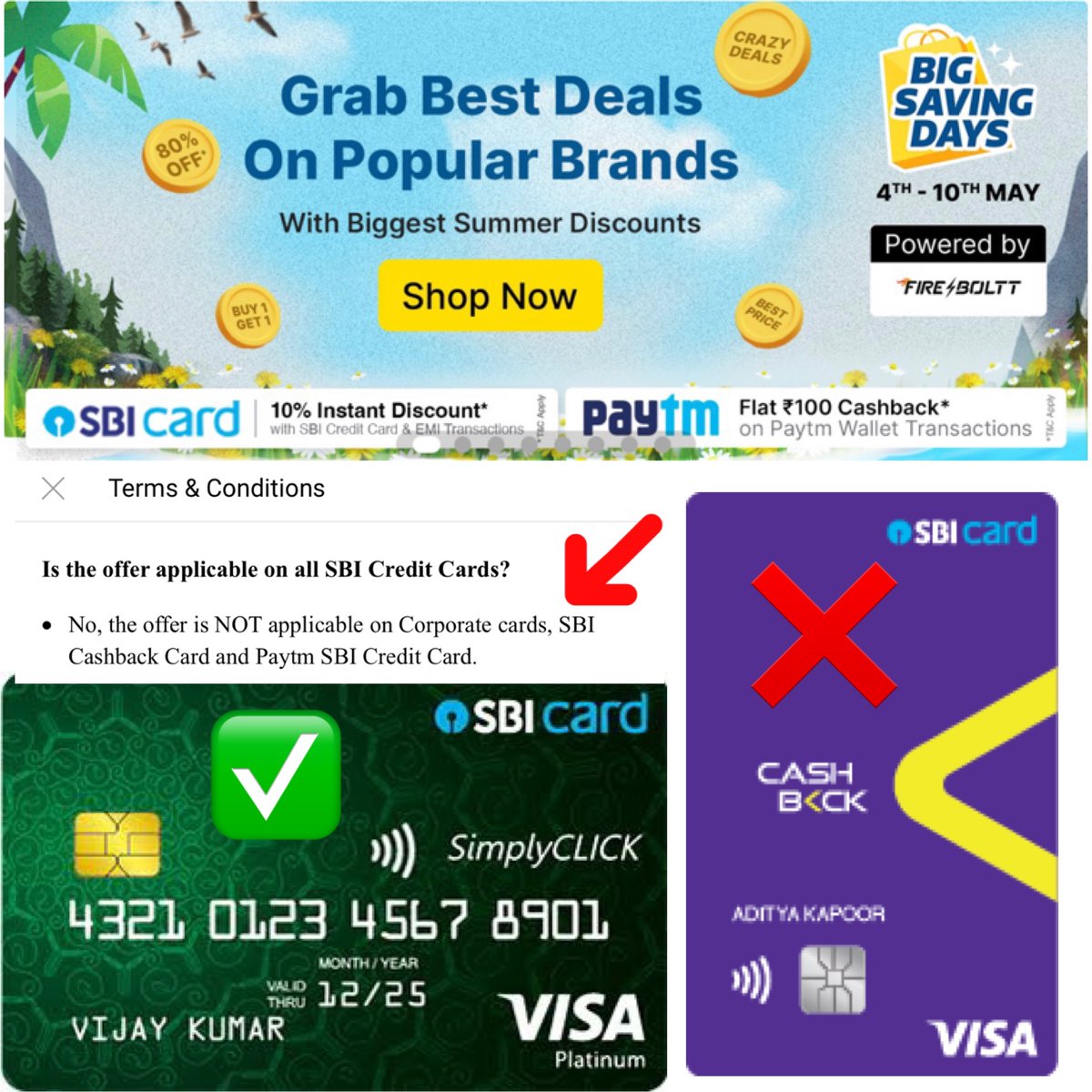 SpendWisely On Twitter SBI Cashback Card Vs SBI SimplyClick Credit spendwisely-on-twitter-sbi-cashback-card-vs-sbi-simplyclick-credit