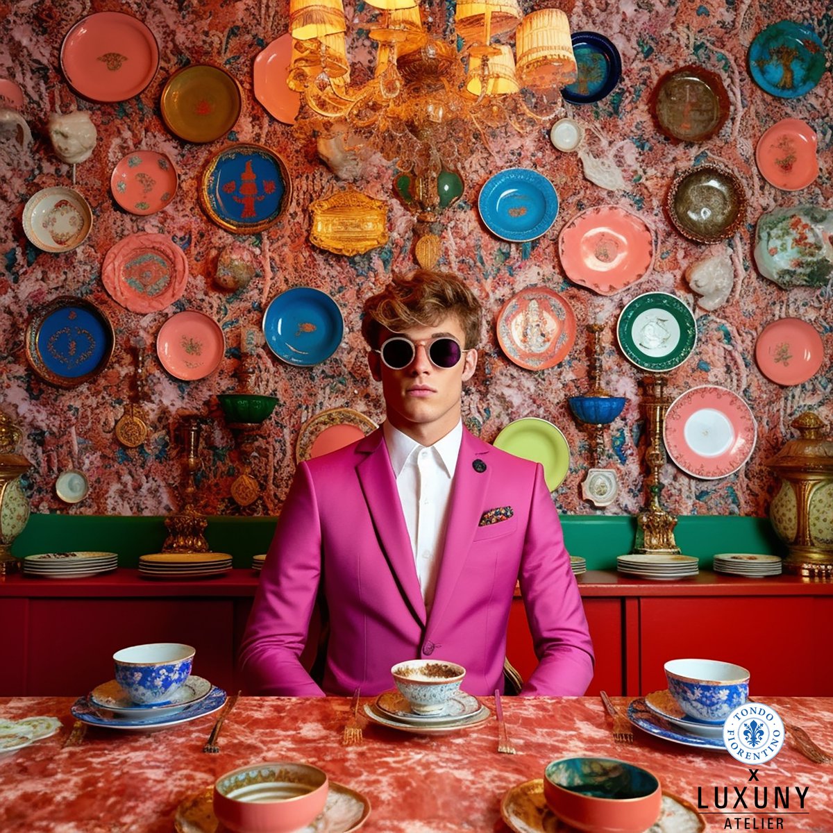 OfficialTondo's tweet photo. Wonderful partnership, when Italian style meets Italian porcelain!

#porcelain #luxuny #newyork #tondofiorentino #fashion #style #plates #interiordesign #ceramic #madeinitaly https://t.co/nK4mwIgwLr