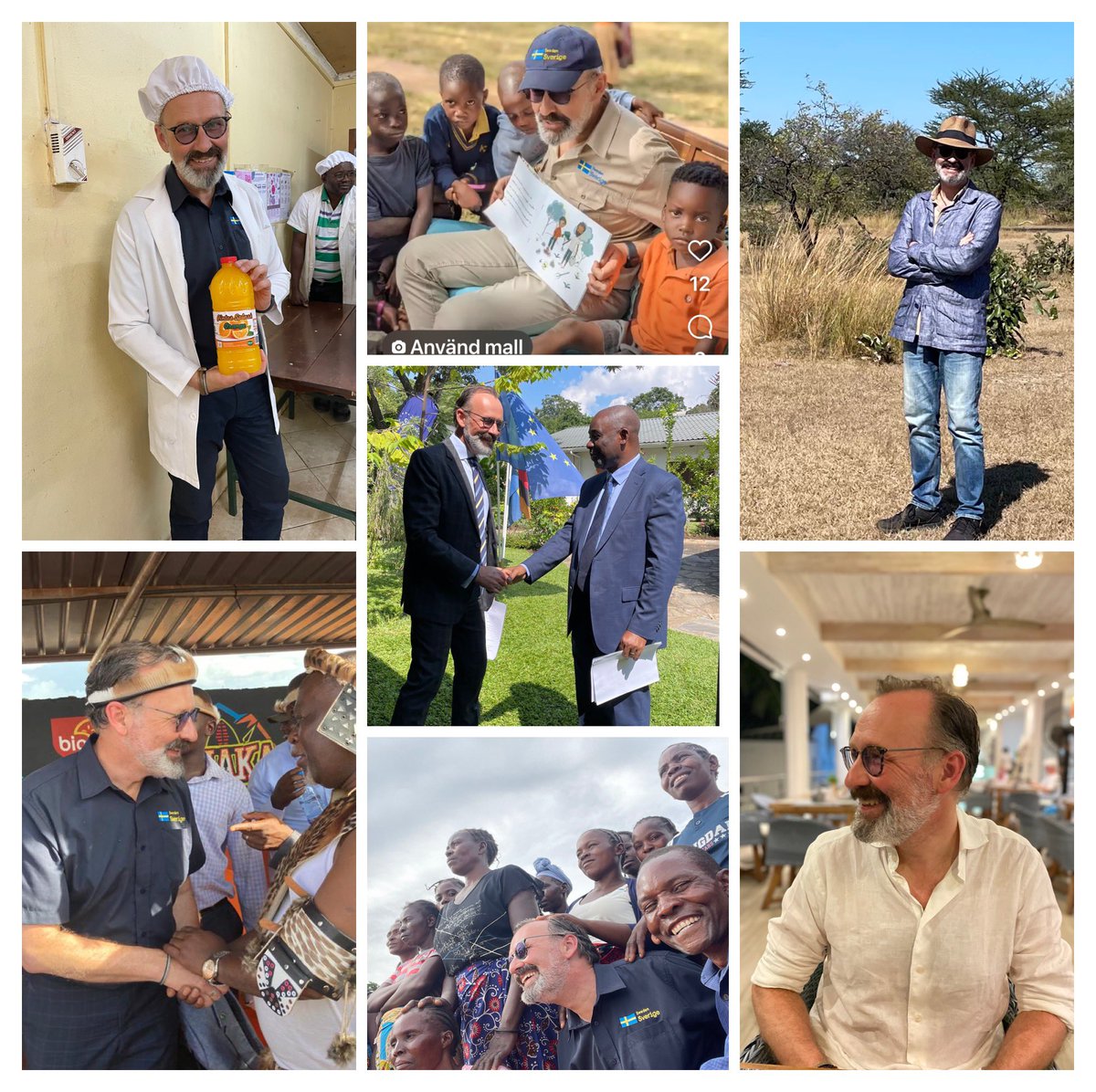 Happy birthday🎈<a href="/SweAmbZam/">Johan Hallenborg, Ambassador of Sweden to Zambia</a> ❤️