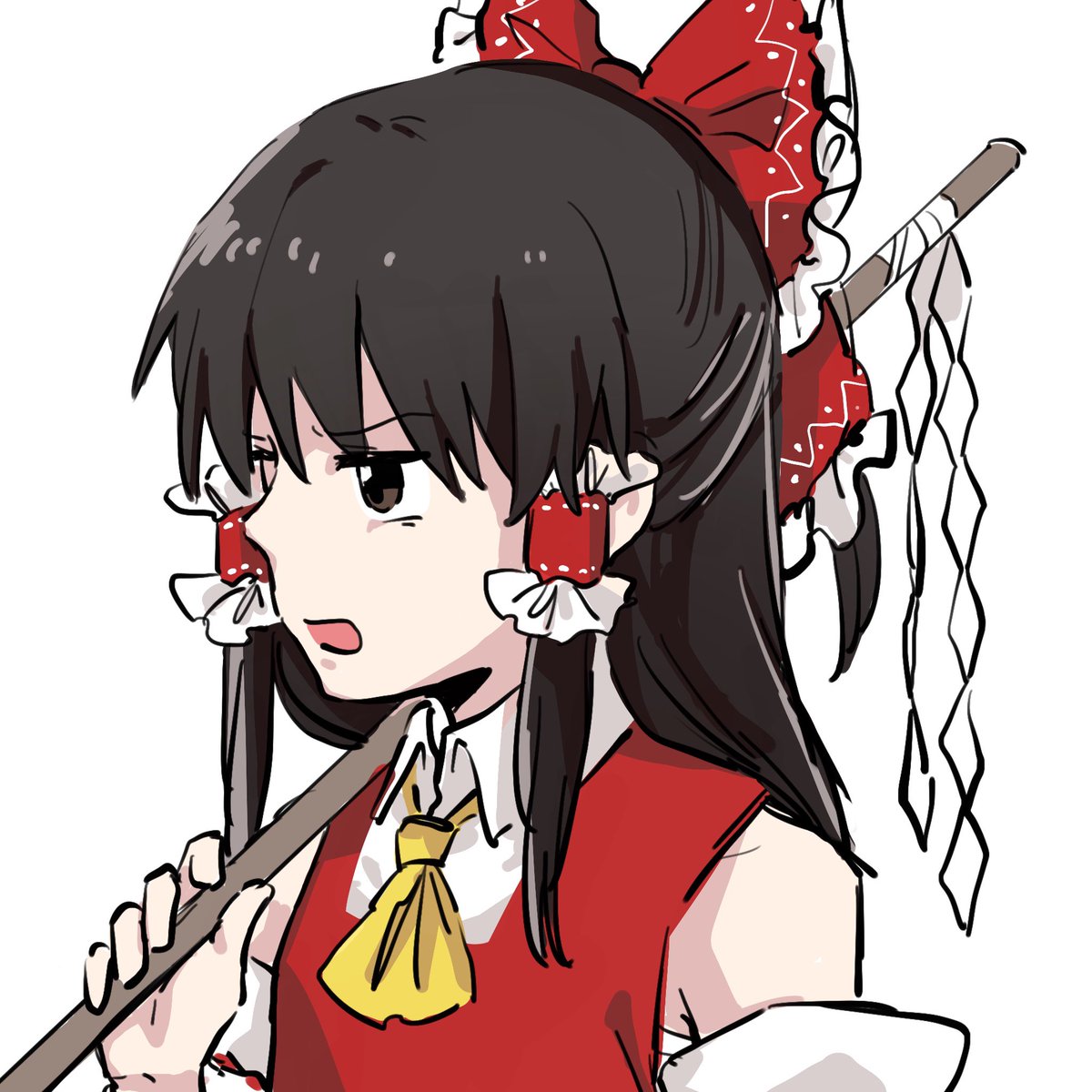 博麗霊夢 「」|絹子のイラスト