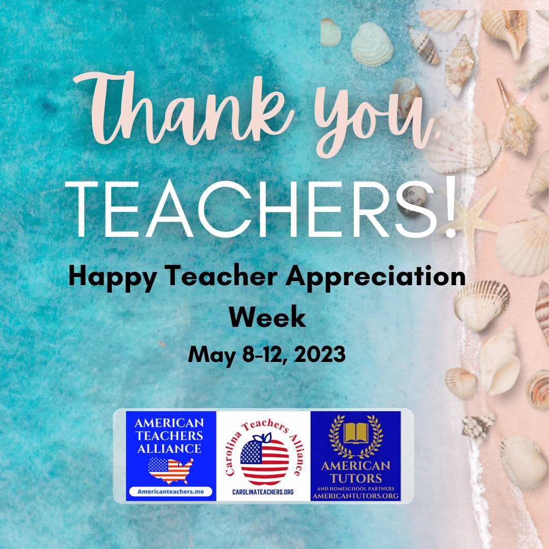 CarolinaTeachrs's tweet image. #TeacherAppreciationWeek2023 #nced #sced #education #k12 #adjuncts