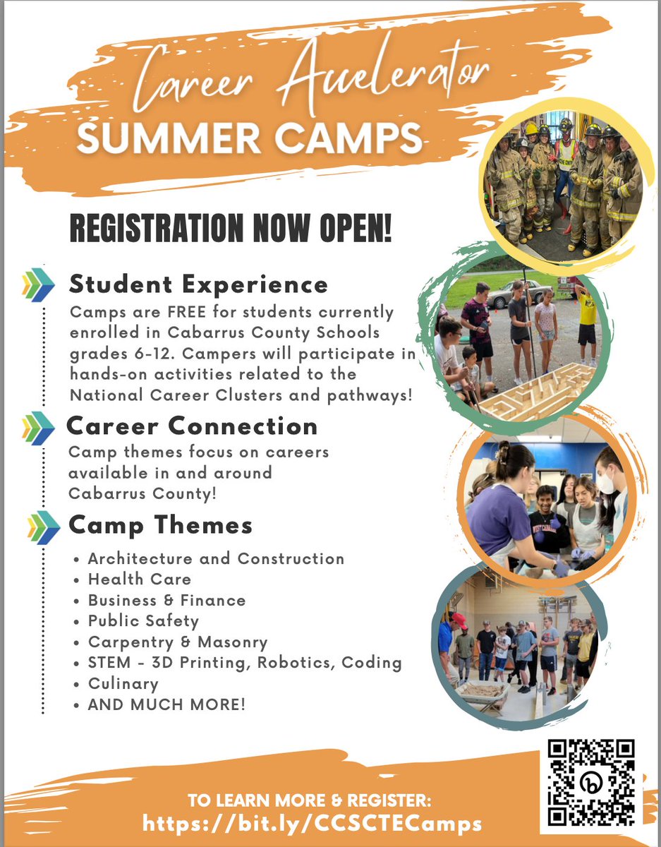 Registration is NOW OPEN. @cmhs_cte <a href="/CoxMillHS/">Cox Mill High School</a>