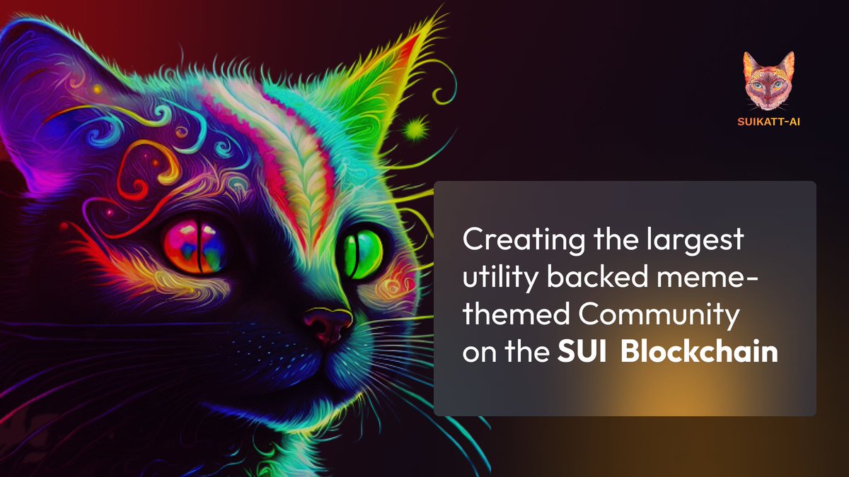 Don't miss $SuiKattAi if you missed $pepe in Eth 
We are building....

#suikattai #sui #SuiNFT
