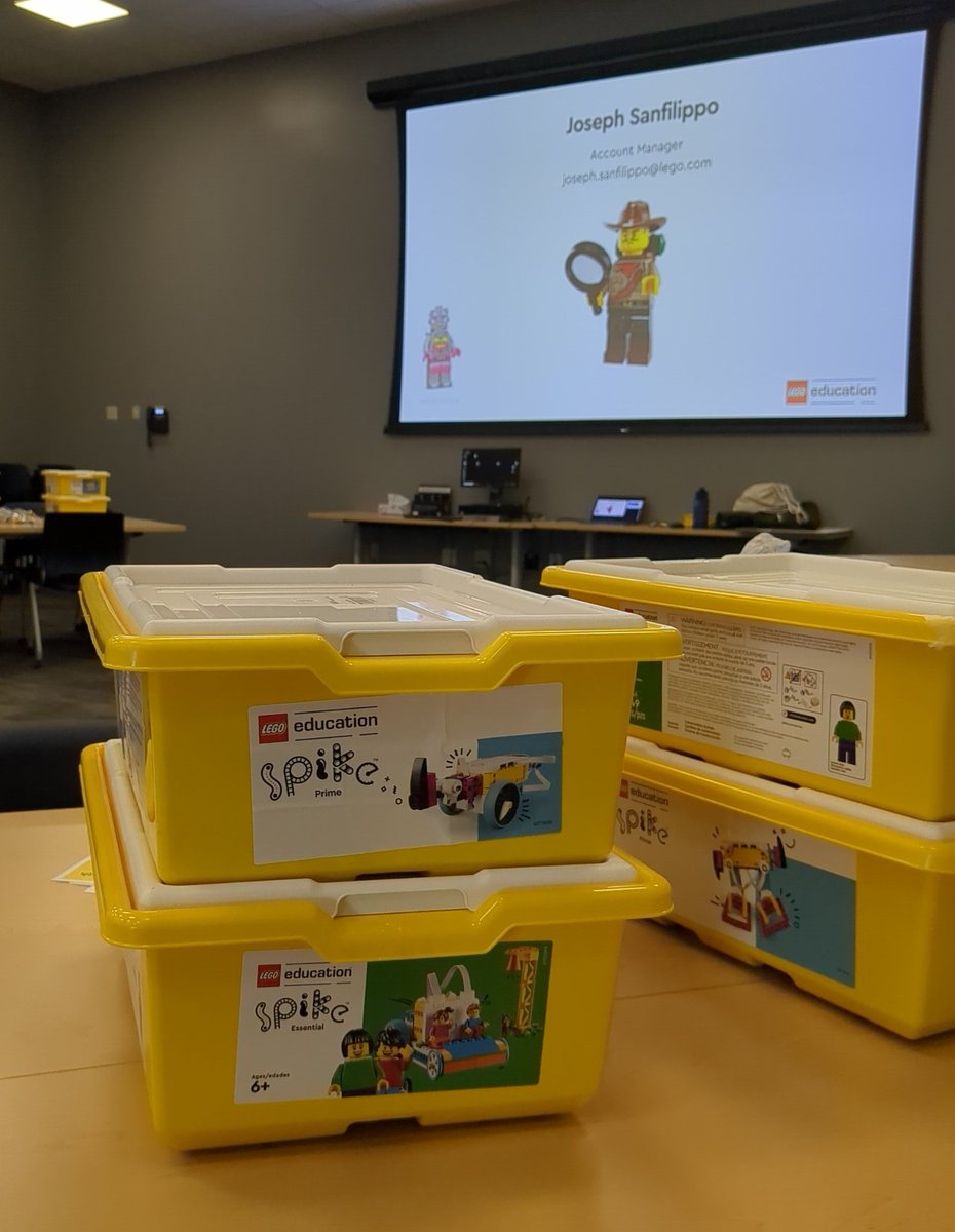 It's gonna be a fun morning....🤓 <a href="/LEGO_Education/">LEGO Education</a> <a href="/jsanfili27/">Joseph Sanfilippo</a> <a href="/WSWHEBocesMS/">WSWHE Model Schools</a>