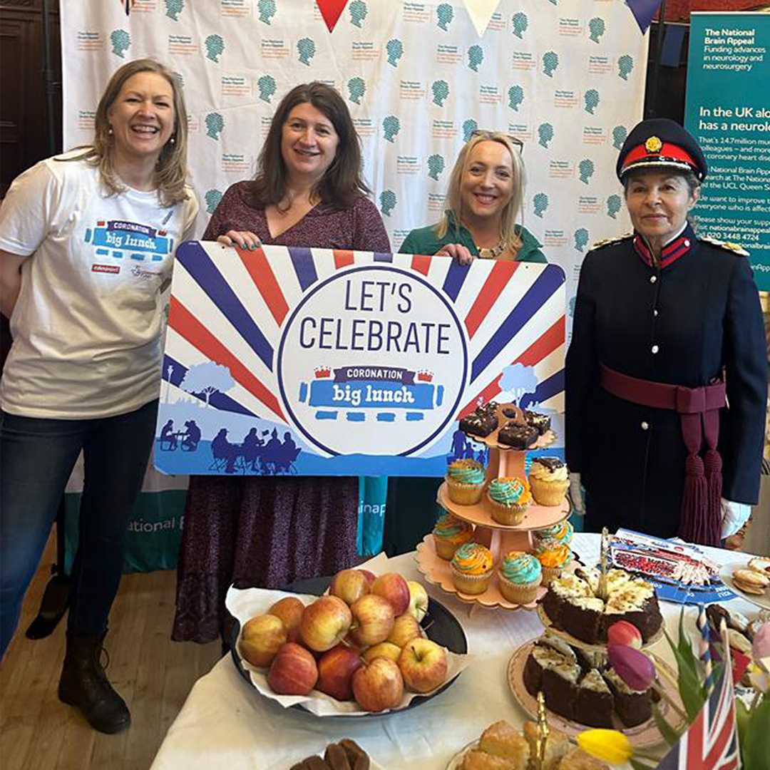 To mark our #CoronationBigLunch at #TheNationalHospital, we had a special visit from Ms Roxane Zand DL, Representative Deputy Lieutenant for Camden & Lindsey Brummitt, Programme Director @edencommunities 🙌 Thank you @IcelandFoods @foodwarehouse @IcelandCharity for your support!