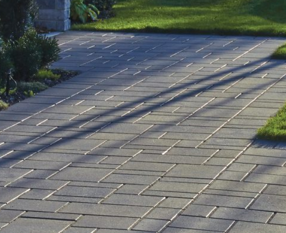 GrandRiverStone's tweet photo. New and in stock! 🚨☝️

Permacon's EKO paver is a smooth textured three-stone blend built for patios, walkways, AND driveways! 
Available in two colours, Granite Blend and Ash Grey Blend, EKO is a budget-friendly option for anyone looking for a sleek, classic paver this season. https://t.co/fbDZnh8Cba