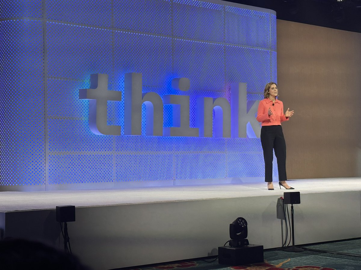 AlejandroBenit8's tweet photo. Starting IBM #Think2023  with a good msg… we, the ecosystem has to keep challenge IBM 😉 https://t.co/qAfE4BKWcf