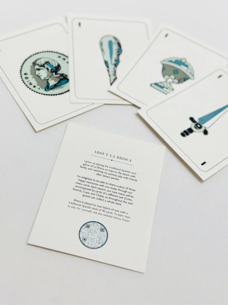 XiquetDL (@xiquetdl) on Twitter photo Our Chef’s Notes playing card deck is complete! 🃏 Our Spring menu pairs with Clubs, the final suit in our ‘La Brisca’ deck. If you’ve been playing along, now's the time to book a table and collect the final cards to play <a href="/chefdannylledo/">Danny Lledó</a>'s favorite game
buff.ly/3F3wxPh Our Chef’s Notes playing card deck is complete! 🃏 Our Spring menu pairs with Clubs, the final suit in our ‘La Brisca’ deck. If you’ve been playing along, now's the time to book a table and collect the final cards to play <a href="/chefdannylledo/">Danny Lledó</a>'s favorite game
buff.ly/3F3wxPh