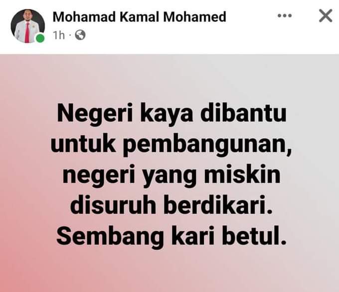 apanakdikato's tweet photo. Negi miskin di tadbir PAS, negeri kaya di tadbir PH BN dengan baik. https://t.co/Xs3l7SSAme