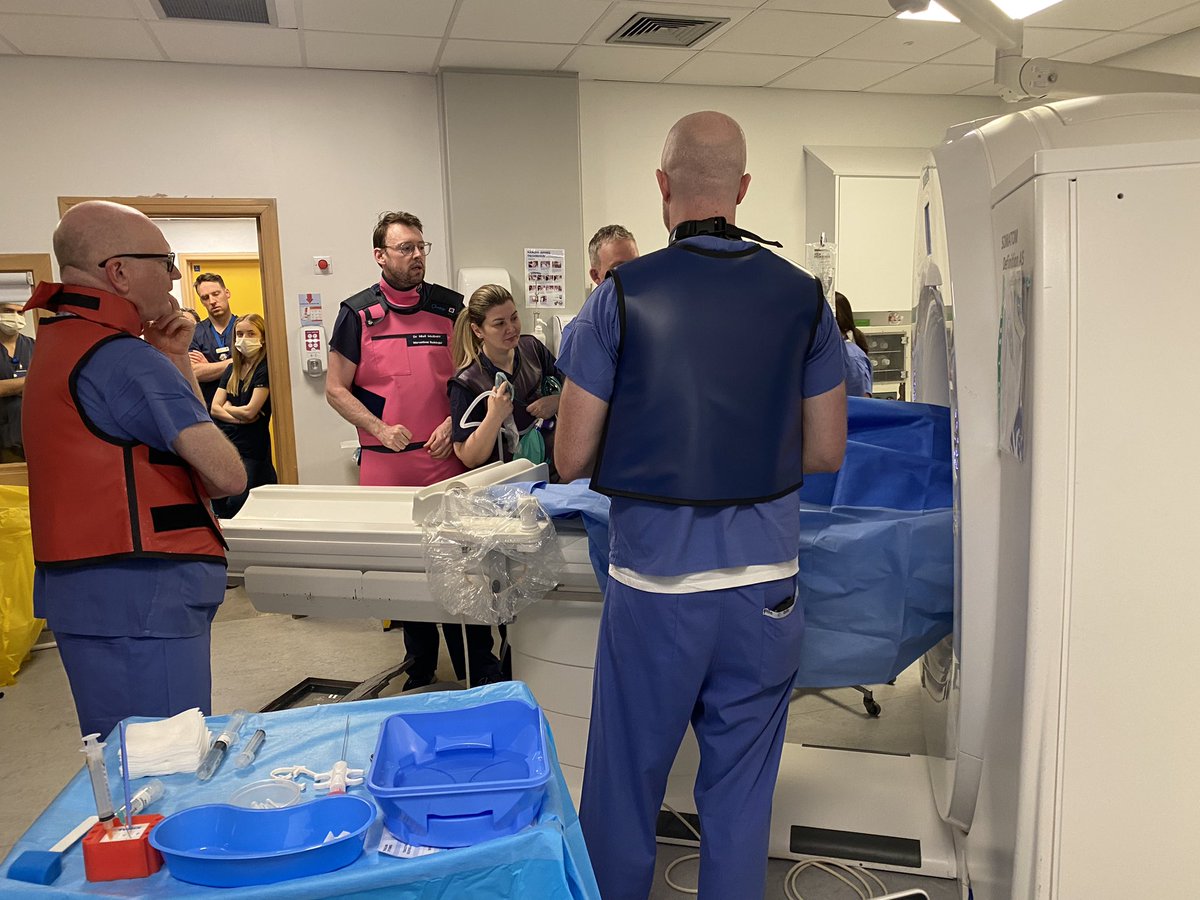 jennyporterSJH's tweet image. Great #insitusimulation session today with Radiology colleagues @stjamesdublin. Managing #cardiactamponade. Excellent communication, utilization of resources, situational awareness across nursing, medical &amp;amp; radiography colleagues
@SJ_ACC @SweeneyTess @AineCafferkey